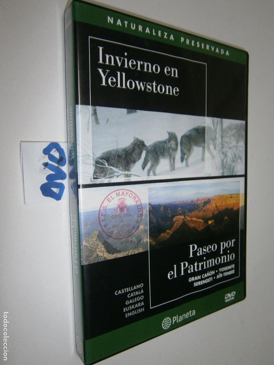 Cine: PELICULA DVD - INVIERNO EN YELOWSTONE Y YOSEMITE