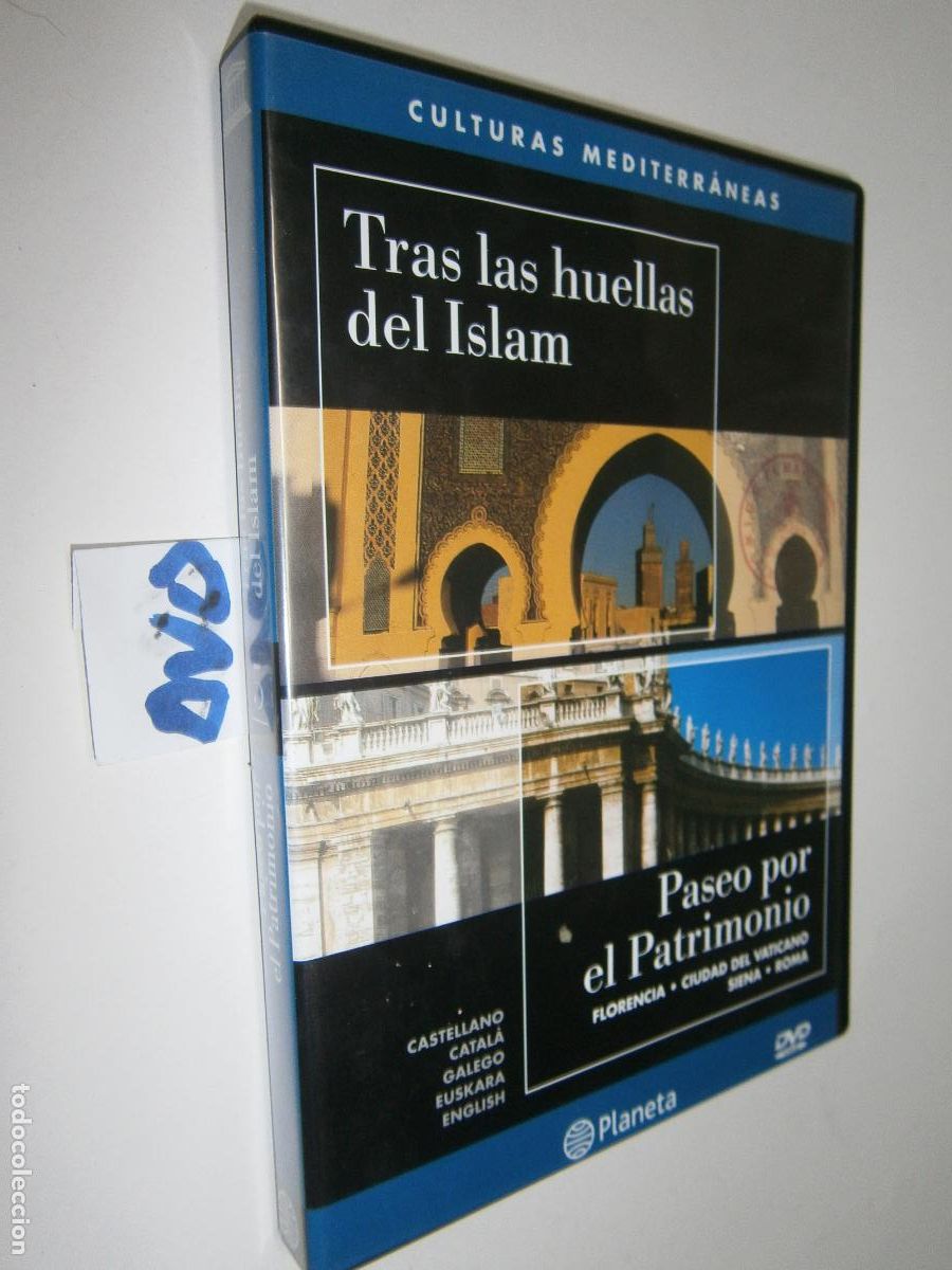 Cine: PELICULA DVD - TRAS LAS HUELLAS DEL ISLAM Y FLORENCIA, CIUDAD DEL VATICANO, ROMA....