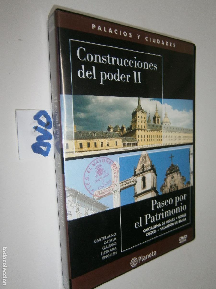 Cine: PELICULA DVD - CONSTRUCCIONES DEL PODER Y CARTAGENA DE INDIAS, CUZCO, SALVADOR