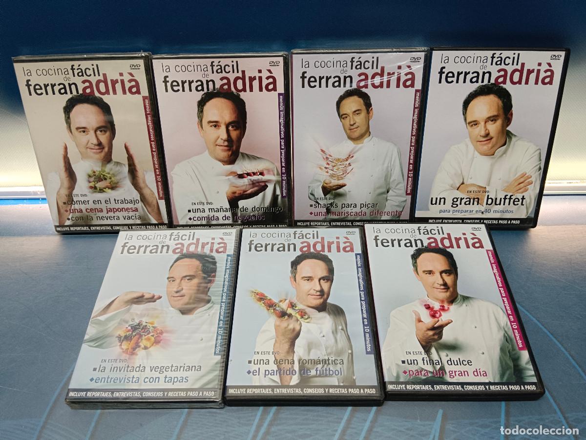 Cine: 7 dvds, documental, LA COCINA FACIL DE FERRAN ADRIA