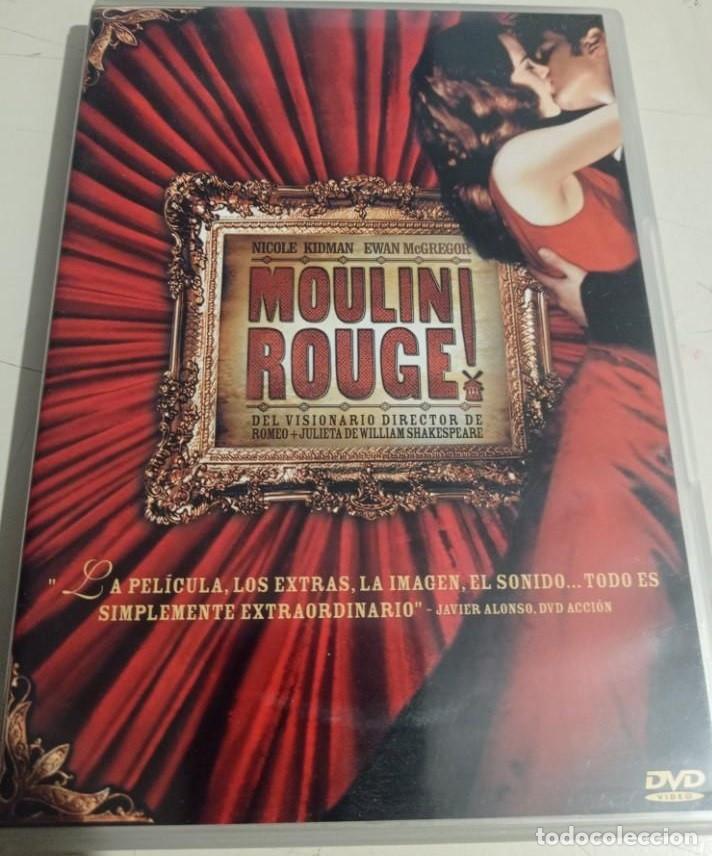 Cine: 'Moulin Rouge', con Nicole Kidman y Ewan McGregor. Edici&oacute;n 2 discos. Fox Home Video. Buen estado.