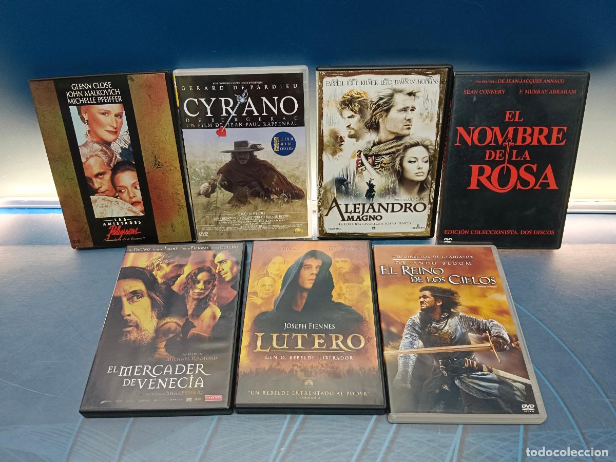 Cine: 7 dvds, pel&iacute;culas hist&oacute;ricas