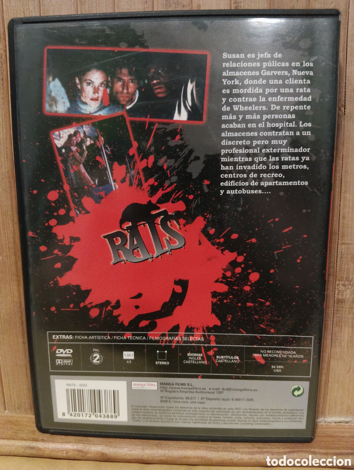 Cine: Rats - DVD seminuevo - Foto 2