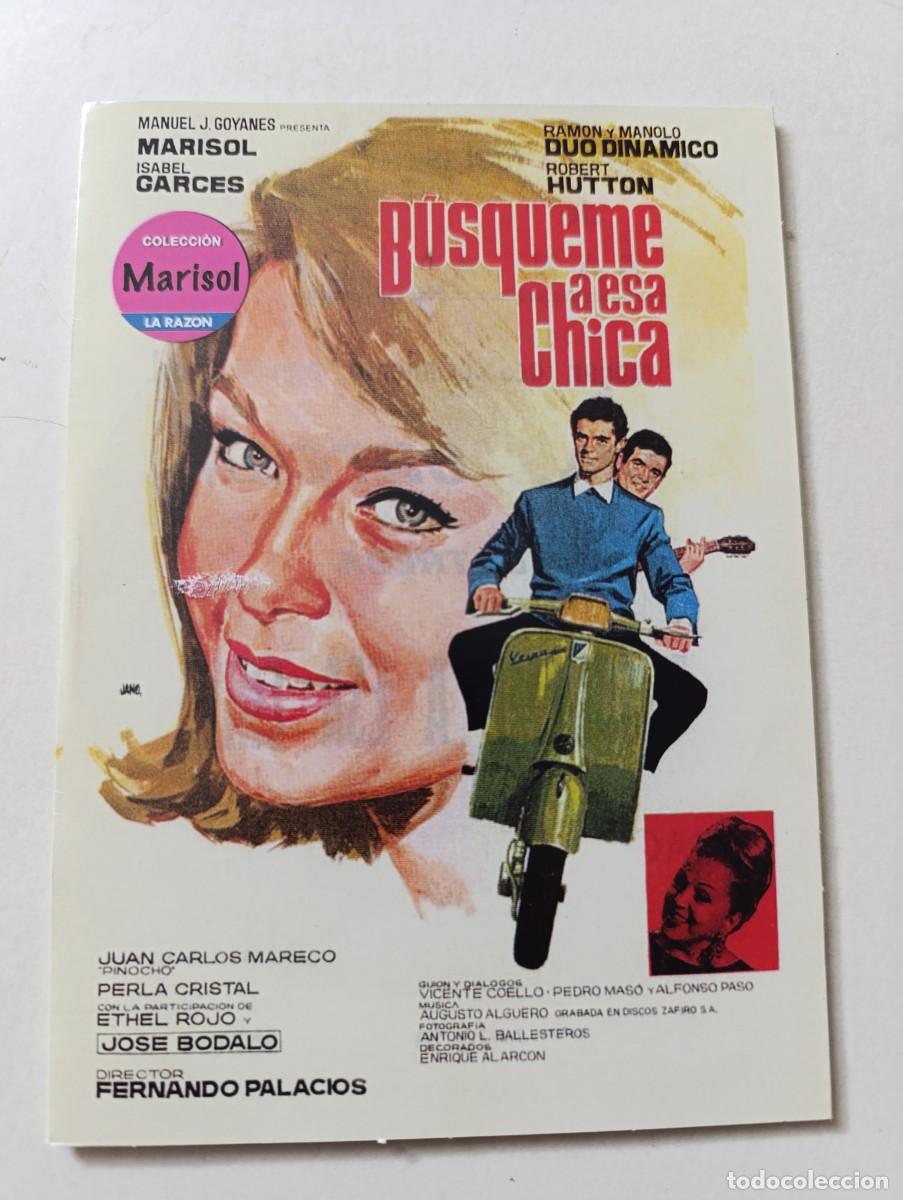 Cine: B&Uacute;SQUEME A ESA CHICA Pel&iacute;cula DVD Marisol D&uacute;o Din&aacute;mico Isabel Garc&eacute;s Perla Cristal colecci&oacute;n La Raz&oacute;