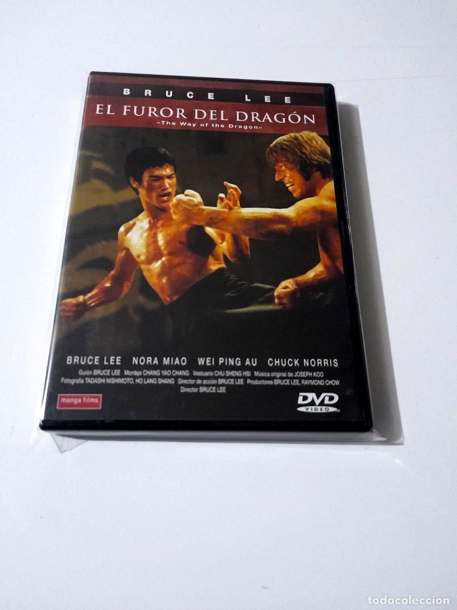 Cine: DVD &rdquo;EL FUROR DEL DRAGON&rdquo; BRUCE LEE CHUCK NORRIS