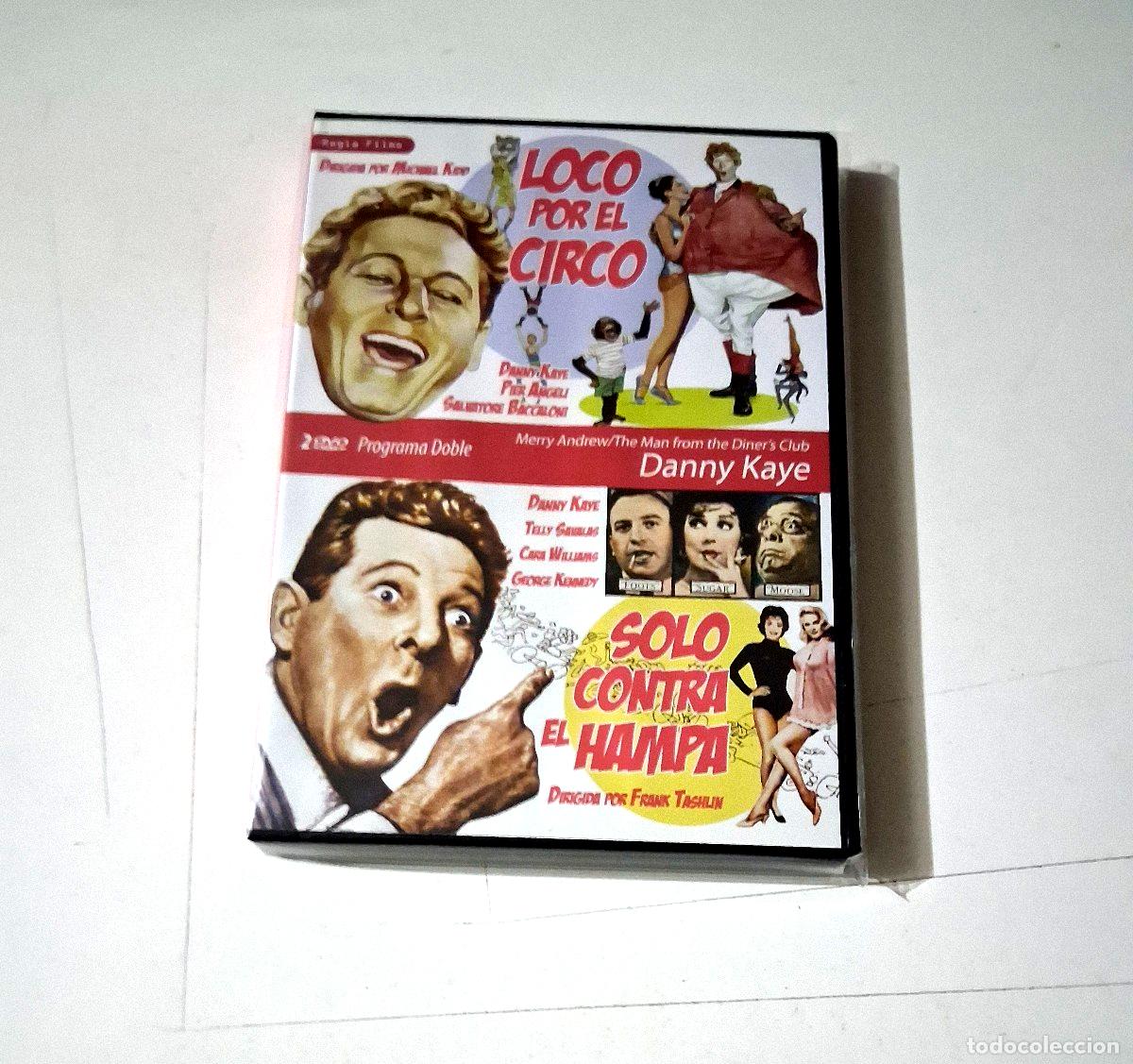 Cine: DVD &rdquo;LOCO POR EL CIRCO / SOLO CONTRA EL HAMPA&rdquo; 2DVD DANNY KAYE MICHAEL KIDD FRAN