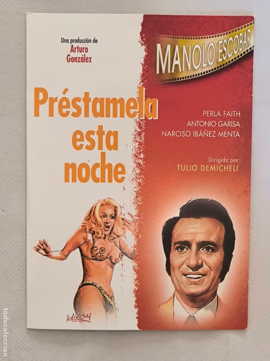 Cine: DVD PRESTAMELA ESTA NOCHE - TULIO DEMICHELI - FUNDA FINA CARTON (018A)