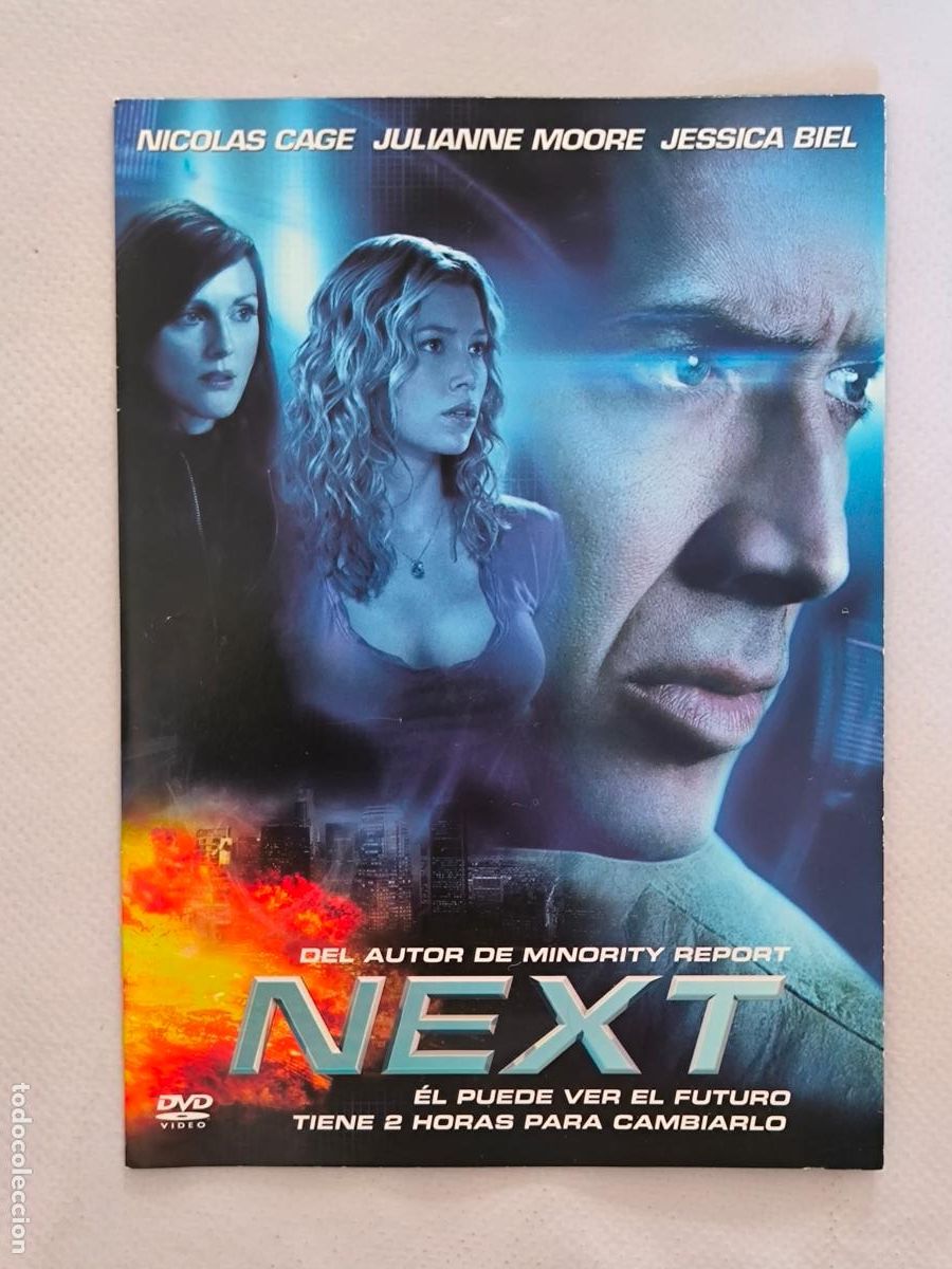 Cine: DVD NEXT - NICOLAS CAGE - FUNDA FINA CARTON (018A)