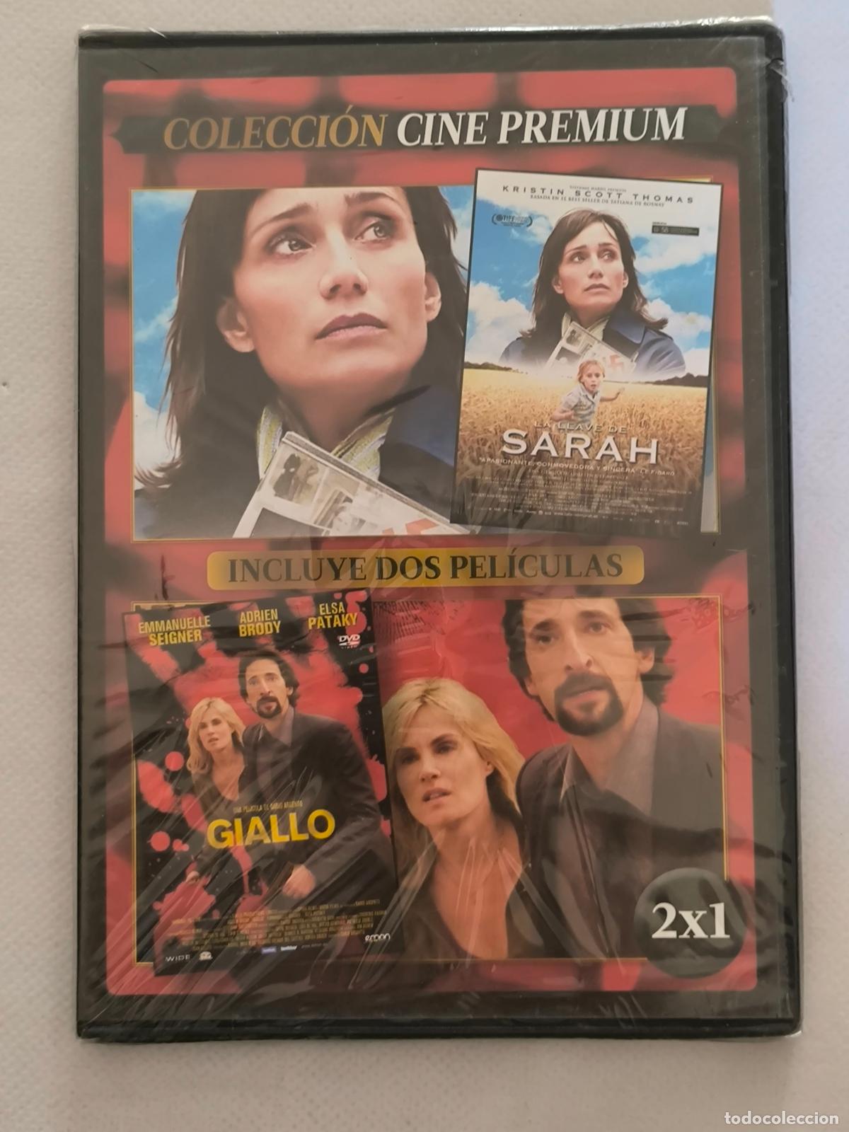 Cine: DVD LA LLAVE DE SARAH / GIALLO - 2 PELICULAS - CAJA SLIM - NUEVO, PRECINTADO (033)