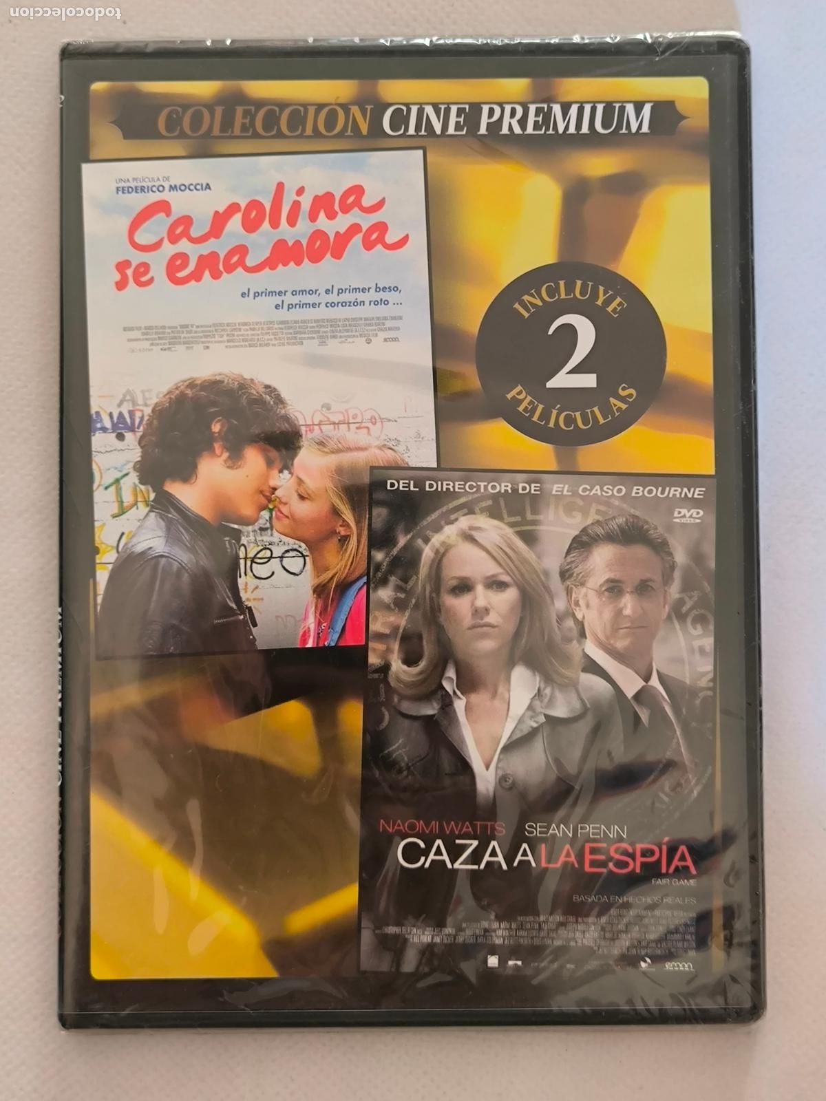 Cine: DVD CAROLINA SE ENAMORA / CAZA A LA ESPIA - 2 PELICULAS - CAJA SLIM - NUEVO, PRECINTADO (032)
