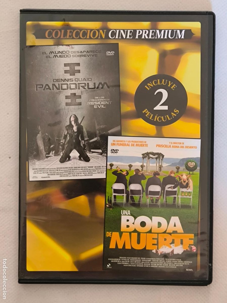 Cine: DVD PANDORUM / UNA BODA DE MUERTE - 2 PELICULAS - CAJA SLIM (034)