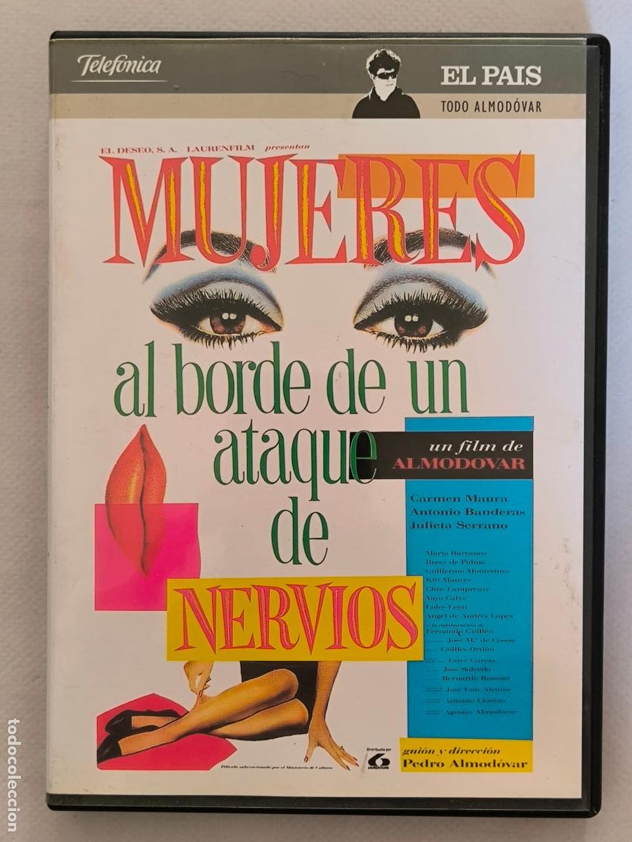 Cine: MUJERES AL BORDE DE UN ATAQUE DE NERVIOS - PEDRO ALMODOVAR (034)