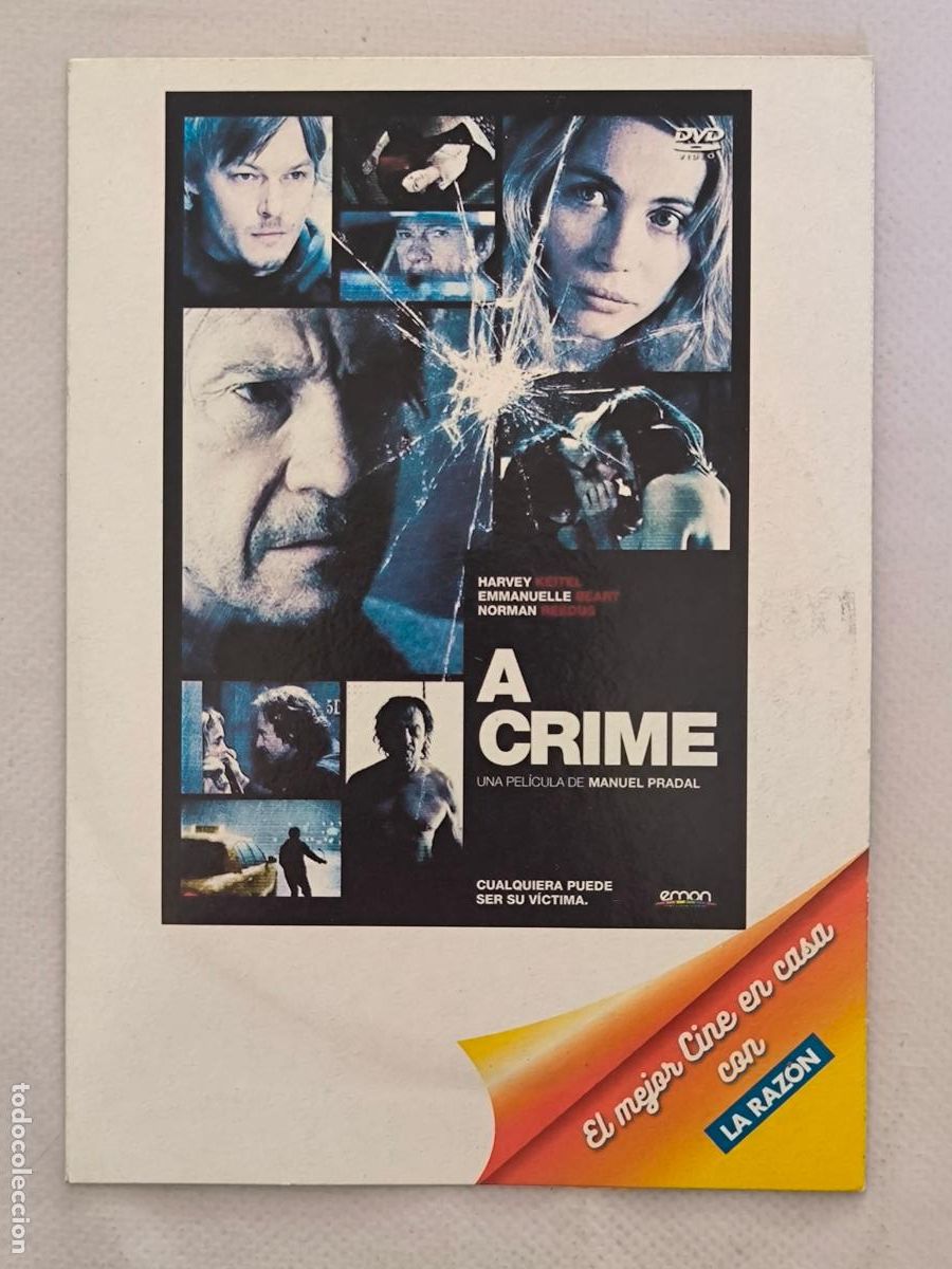 Cinema: DVD A CRIME - MANUEL PRADAL - FUNDA FINA CARTON (034)