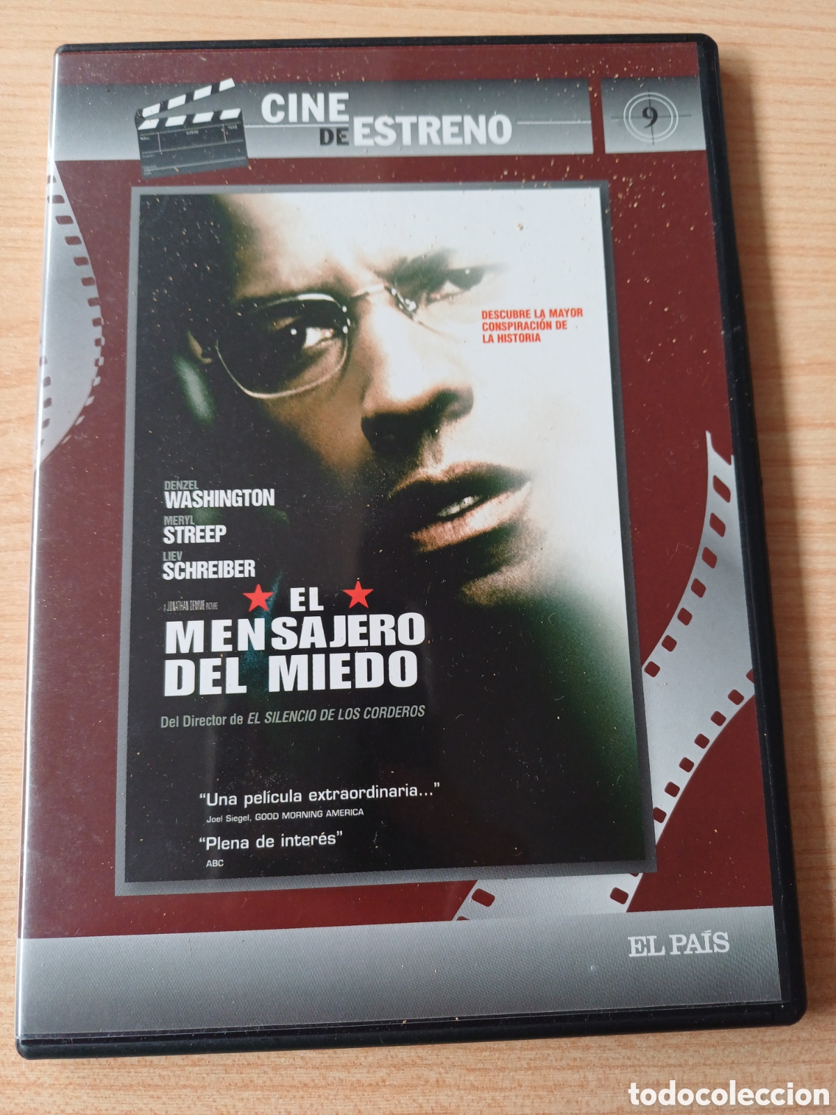 Cinema: EL MENSAJERO DEL MIEDO DVD DENZEL STREEP