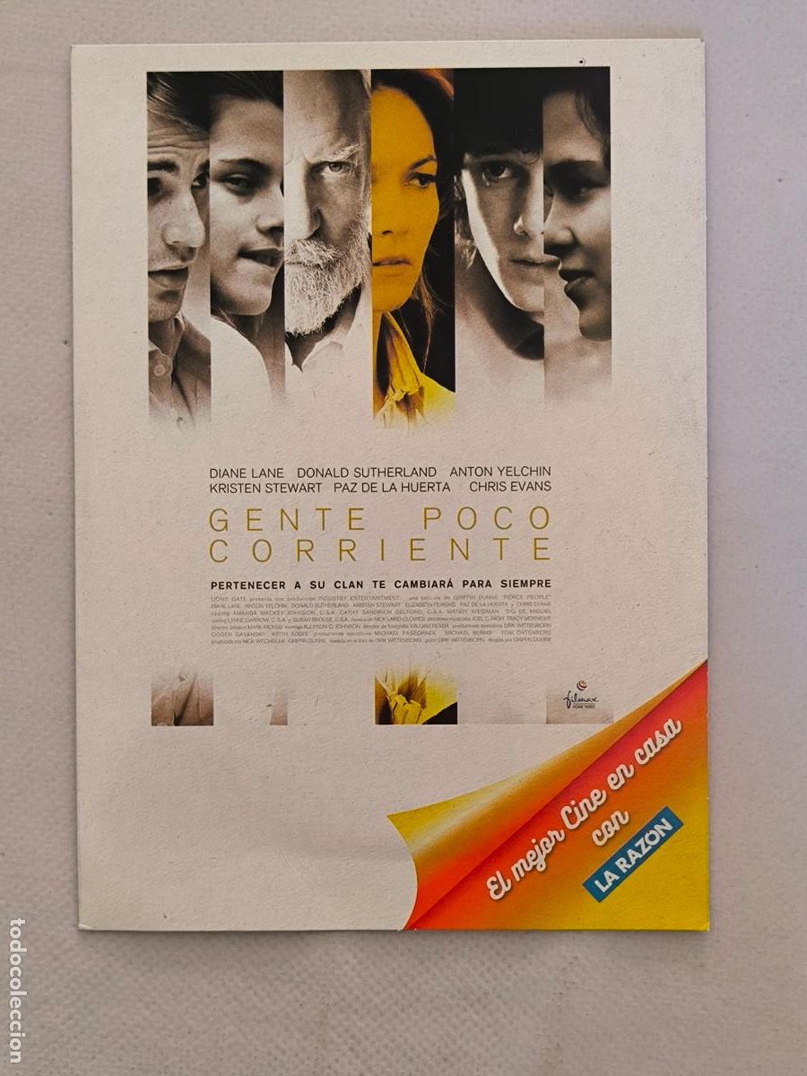 Cinema: DVD GENTE POCO CORRIENTE - FUNDA FINA CARTON (018A)