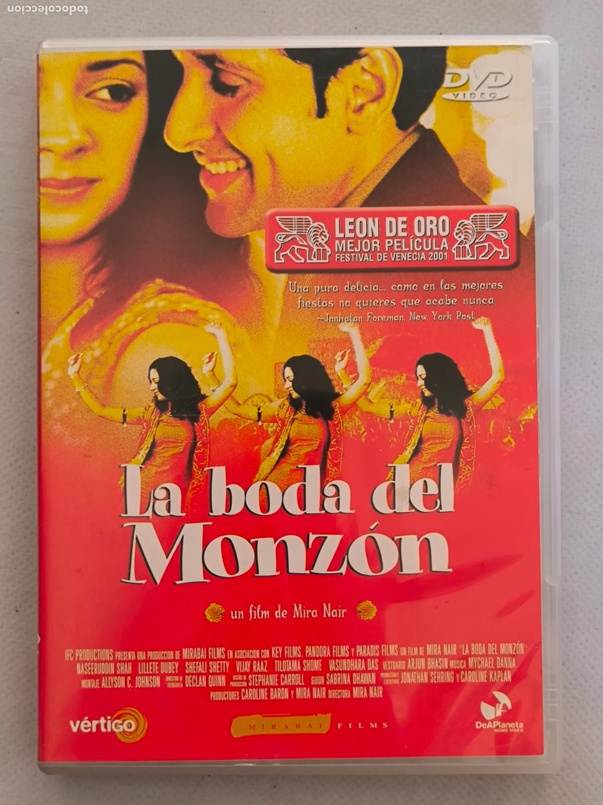 Cine: DVD LA BODA DEL MONZON - MIRA NAIR (036)