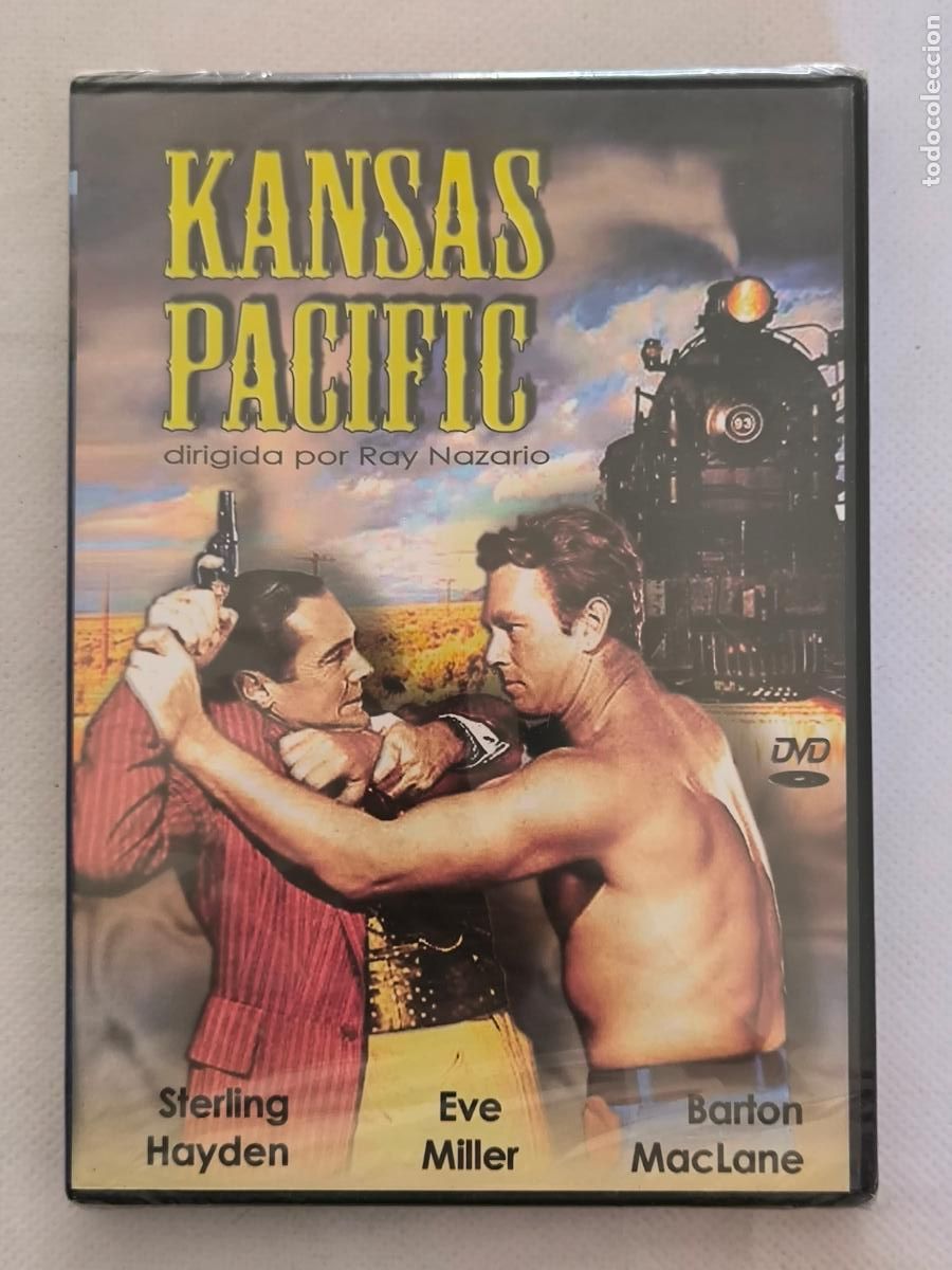 Cine: DVD KANSAS PACIFIC - RAY NAZARIO - NUEVO, PRECINTADO (068)