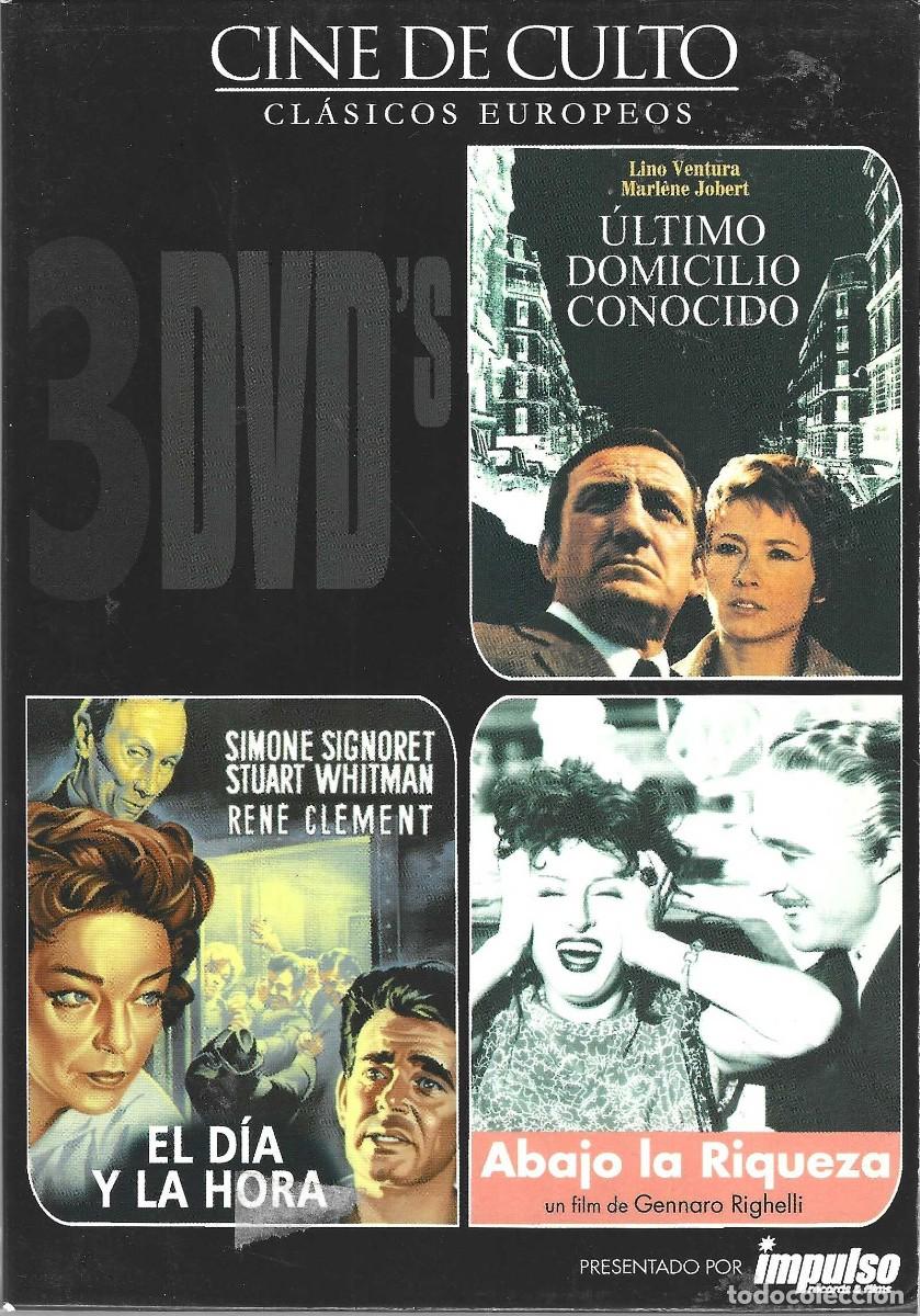 Cine: CINE DE CULTO CL&Aacute;SICOS EUROPEOS (3 DVD)