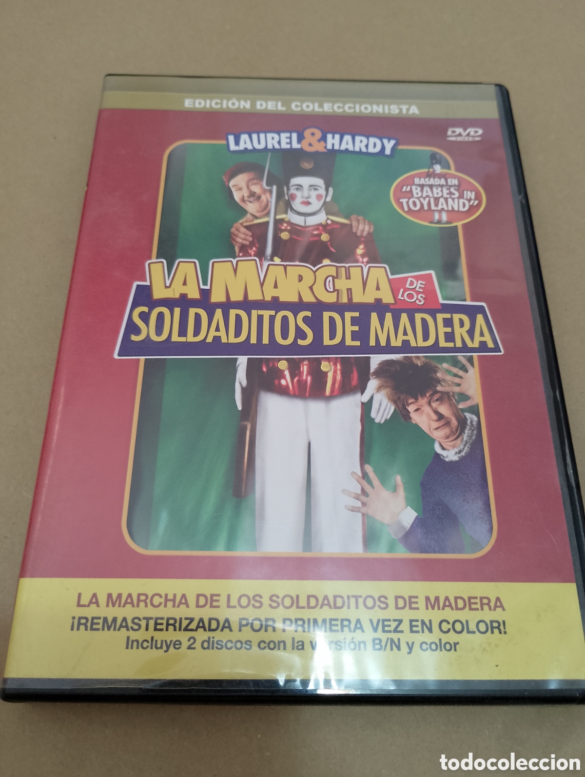 Cinema: Dvd. La marcha de los soldaditos de madera. 2 dvds. Laurel y Hardy.