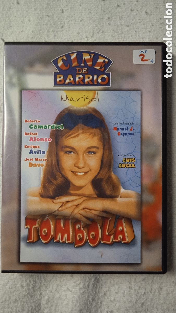 Cine: T&oacute;mbola (DVD) &ndash; Marisol &ndash; Cl&aacute;sico del Cine Espa&ntilde;ol Familiar &ndash; Muy Buen Estado