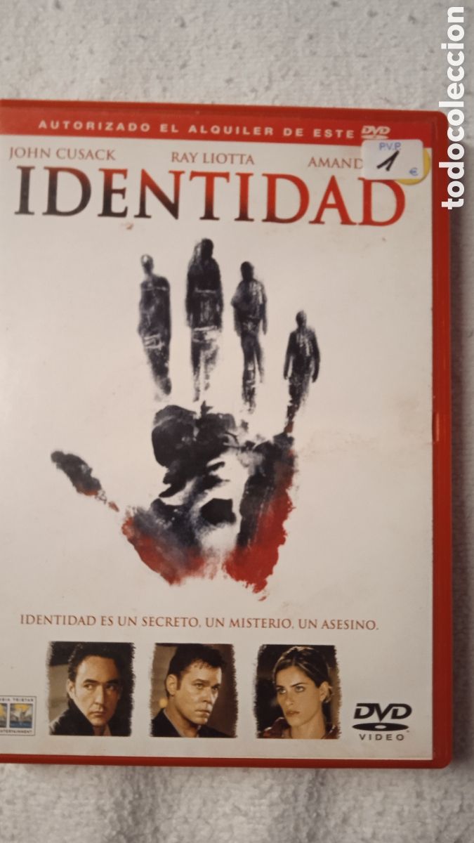 Cine: Identidad (Identity) DVD &ndash; Edici&oacute;n Videoclub Original &ndash; John Cusack, Ray Liotta &ndash; Thriller Psicol&oacute;gi