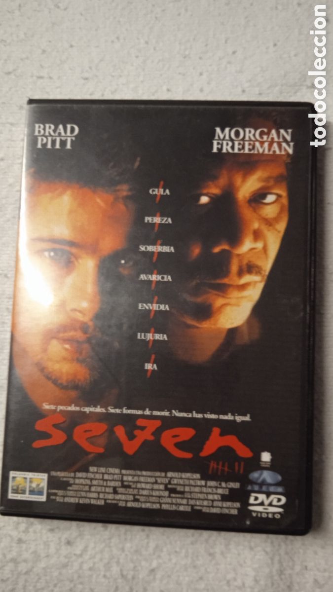 Cin&eacute;ma: Seven (Se7en) DVD &ndash; Edici&oacute;n Videoclub Original &ndash; Brad Pitt, Morgan Freeman &ndash; Thriller de Culto