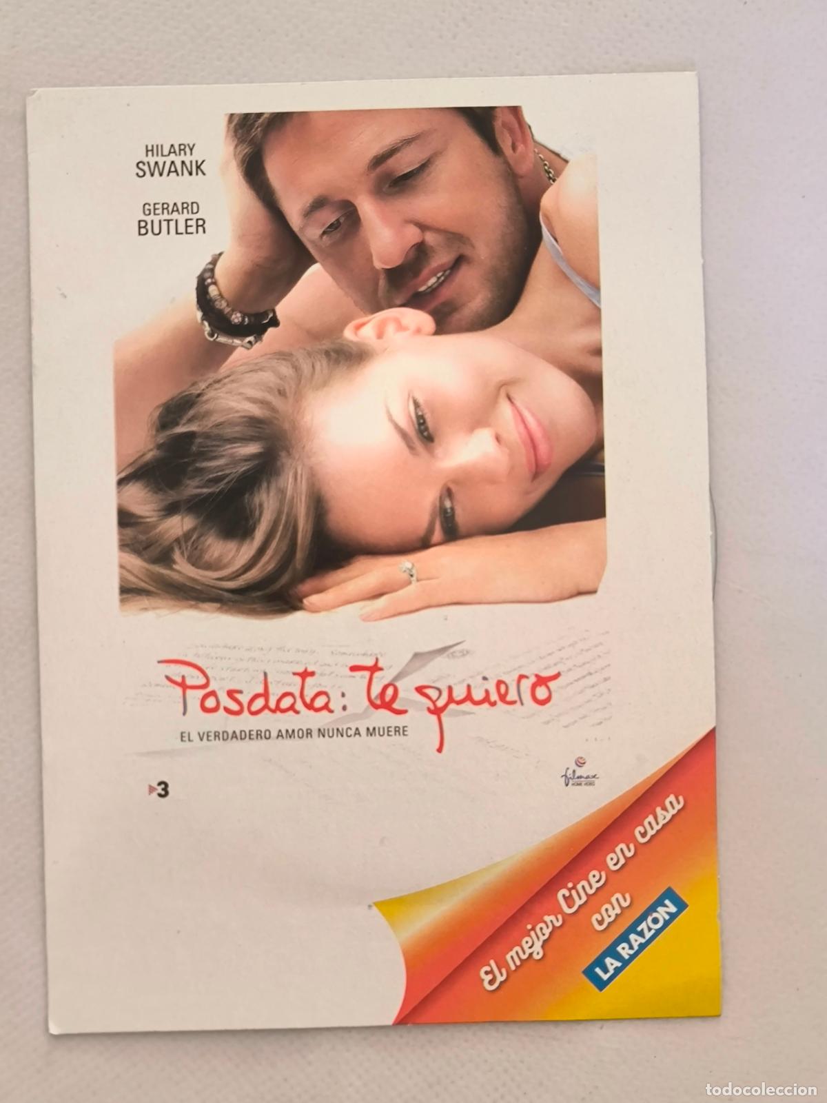 Cine: DVD POSDATA: TE QUIERO - HILARY SWANK - FUNDA FINA CARTON (024C)