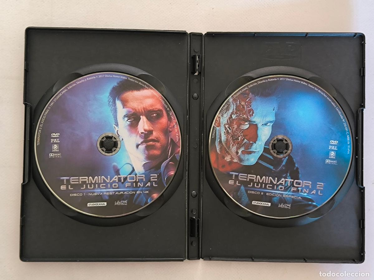 Cine: DVD TERMINATOR 2 - EL JUICIO FINAL - 2 DISCOS - SIN CARATULA - SOLO DISCO Y CAJA (070)