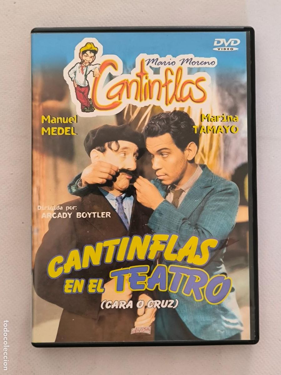 Cine: DVD CANTINFLAS EN EL TEATRO (CARA O CRUZ) - MARIO MORENO (071)