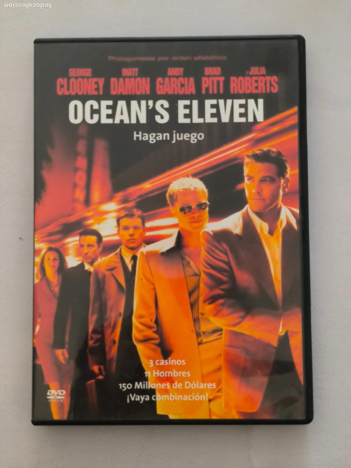 Cine: DVD OCEAN'S ELEVEN - GEORGE CLOONEY, MATT DAMON (101)