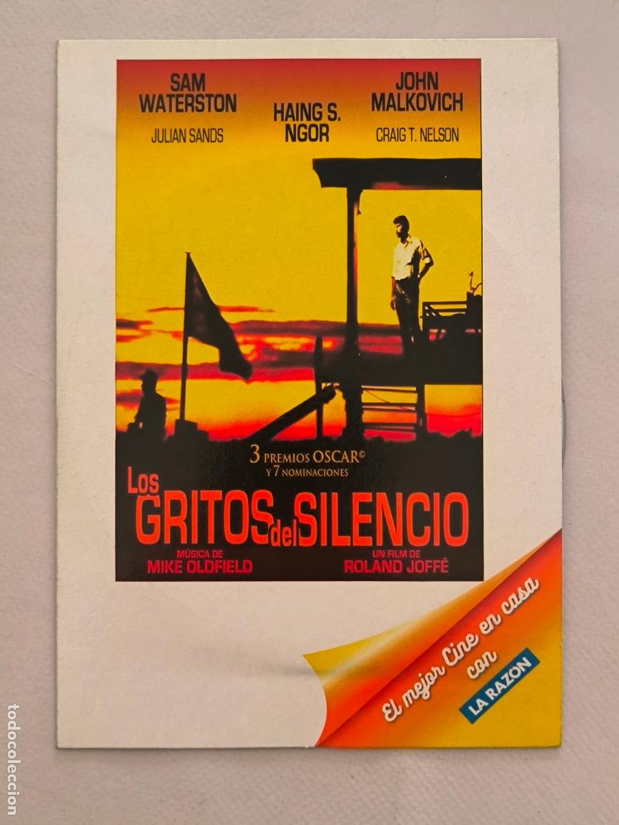 Cine: DVD LOS GRITOS DEL SILENCIO - ROLAND JOFFE - FUNDA FINA CARTON (024D)
