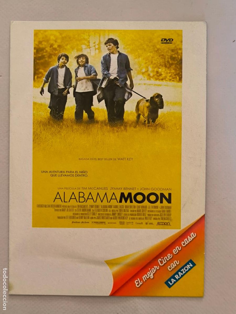 Cine: DVD ALABAMA MOON - FUNDA FINA CARTON (024D)