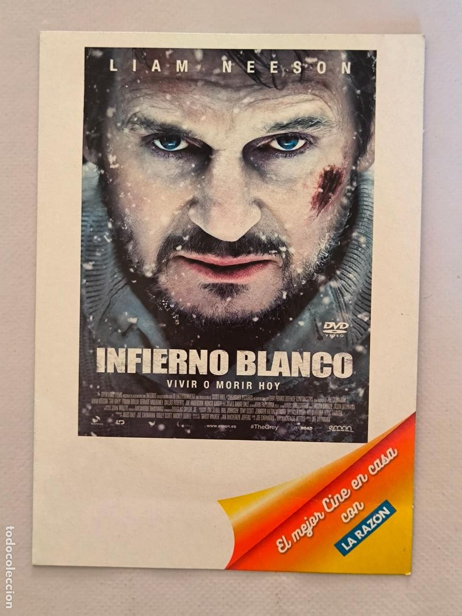 Cine: DVD INFIERNO BLANCO - LIAM NEESON - FUNDA FINA CARTON (024D)