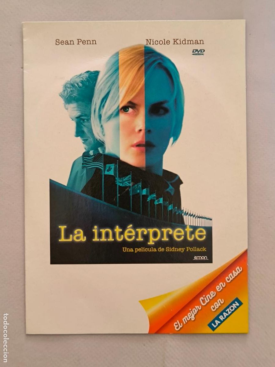 Cine: DVD LA INTERPRETE - SEAN PENN - FUNDA FINA CARTON (024D)