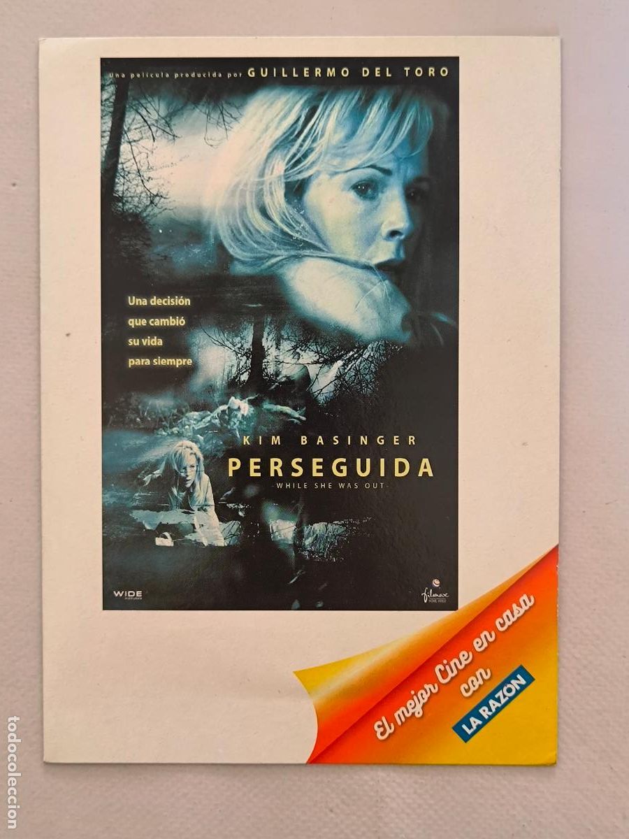 Cine: DVD PERSEGUIDA - KIM BASINGER - FUNDA FINA CARTON (024D)