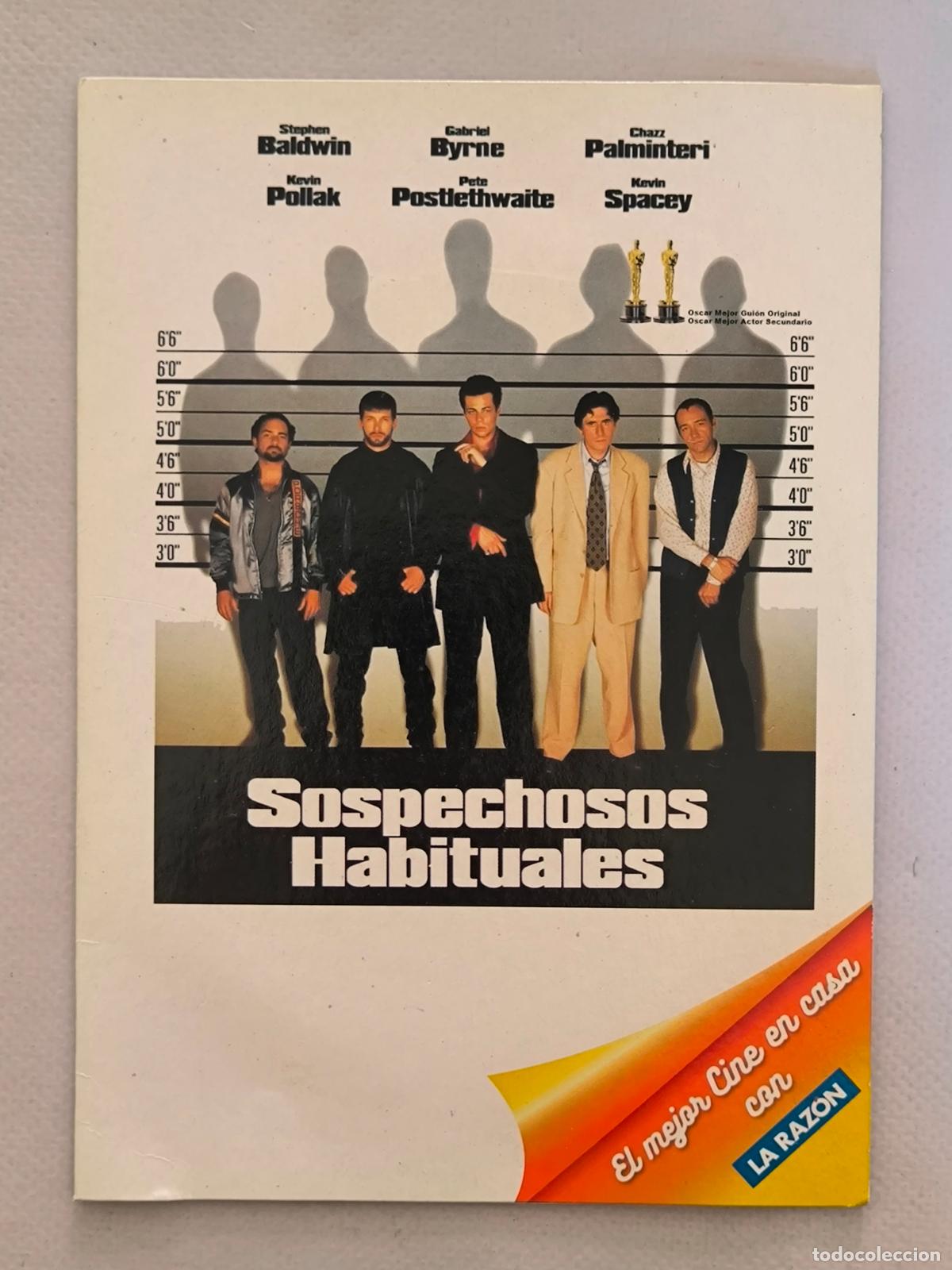 Cine: DVD SOSPECHOSOS HABITUALES - FUNDA FINA CARTON (024D)