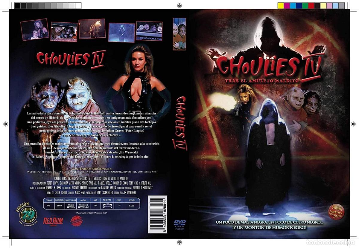Kino: Ghoulies IV Tr&aacute;s el Amuleto Maldito DVD 1994 [DVD]