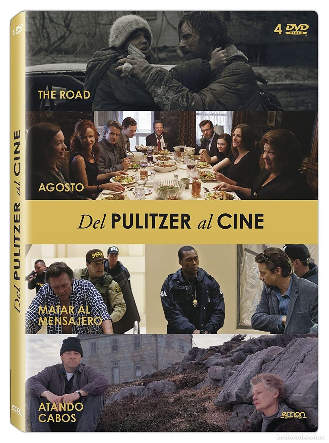 Kino: Del Pulitzer Al Cine [4 DVDs] The Road+Agosto+Matar al Mensajero+Atando Cabos