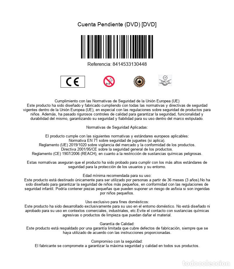 Cine: Cuenta Pendiente (DVD) [DVD] - Foto 3