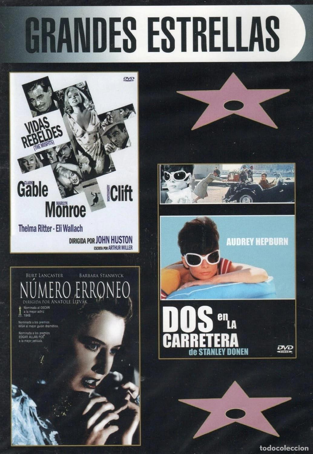 Cinema: Vidas Rebeldes + Dos en la Carretera + N&uacute;mero Err&oacute;neo (Estuche Slim) [DVD] (1961, 1967, 1948) The Mi