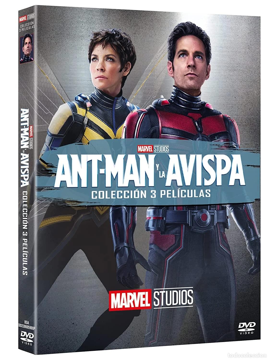 Cinema: Ant-Man 1-3 (DVD) Pack 3 peliculas: Ant-Man / Ant-Man y la Avispa / Ant-Man y la Avispa: Quantumania