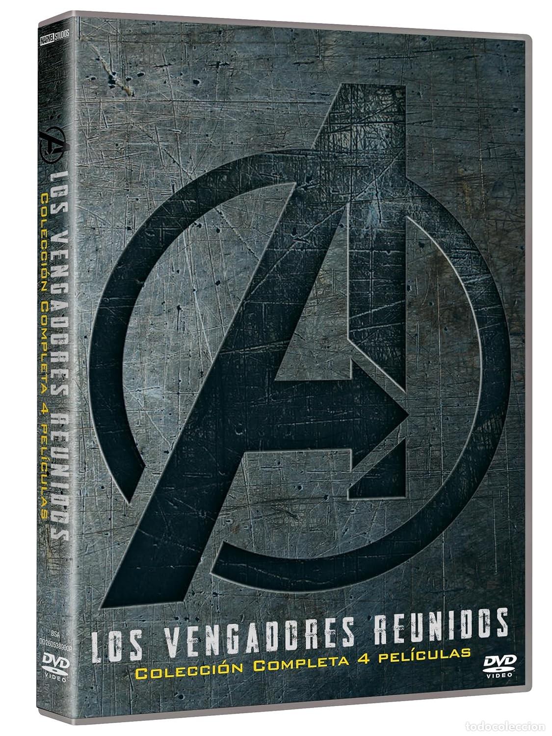 Kino: Vengadores: Colecci&oacute;n 4 Pel&iacute;culas (4 discos) [DVD] (2012, 2015, 2018, 2019)