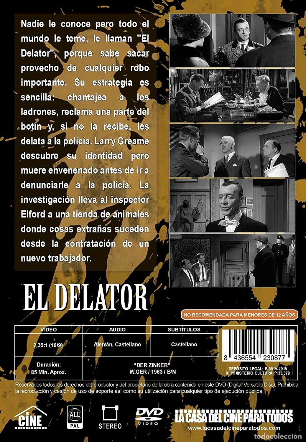 Cine: EL DELATOR (DVD) - Foto 2