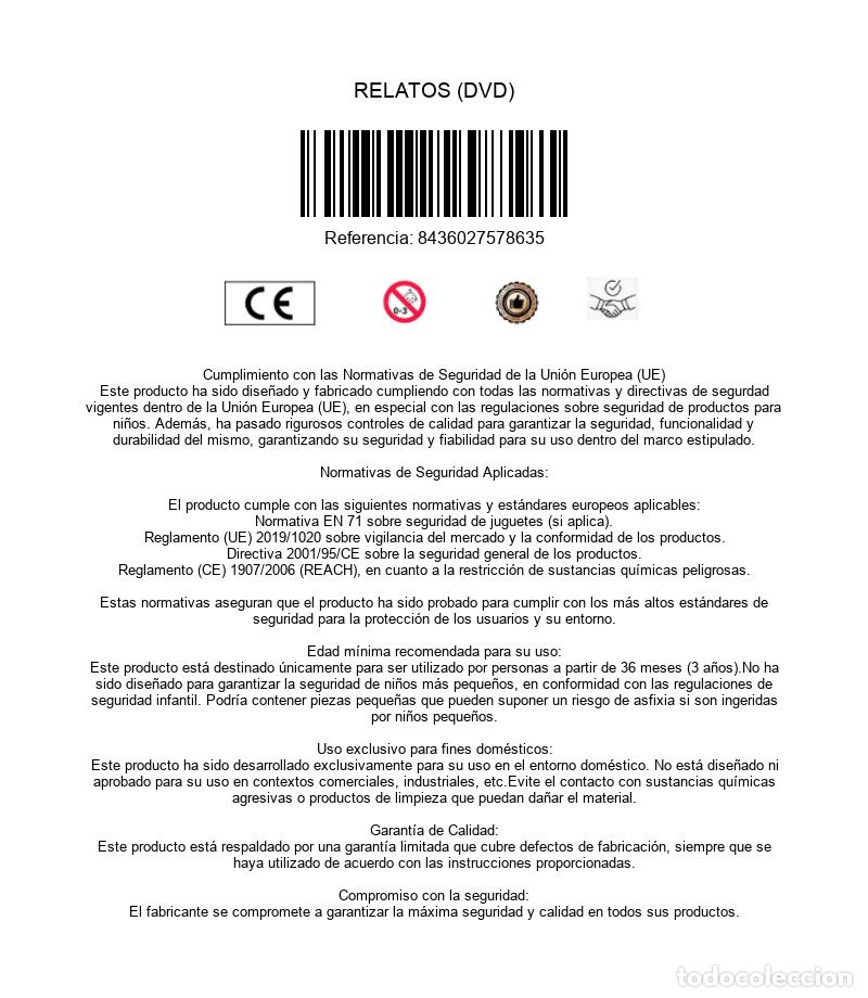 Cine: RELATOS (DVD) - Foto 3