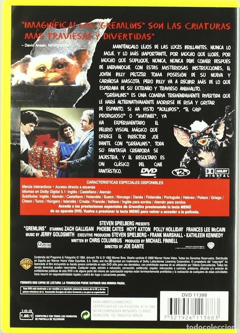 Cine: Gremlins [DVD] - Foto 2