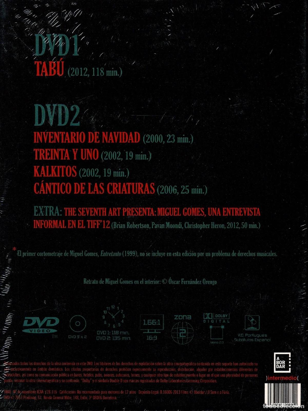 Cine: Tab&uacute; (2 discos) [DVD] (2023)