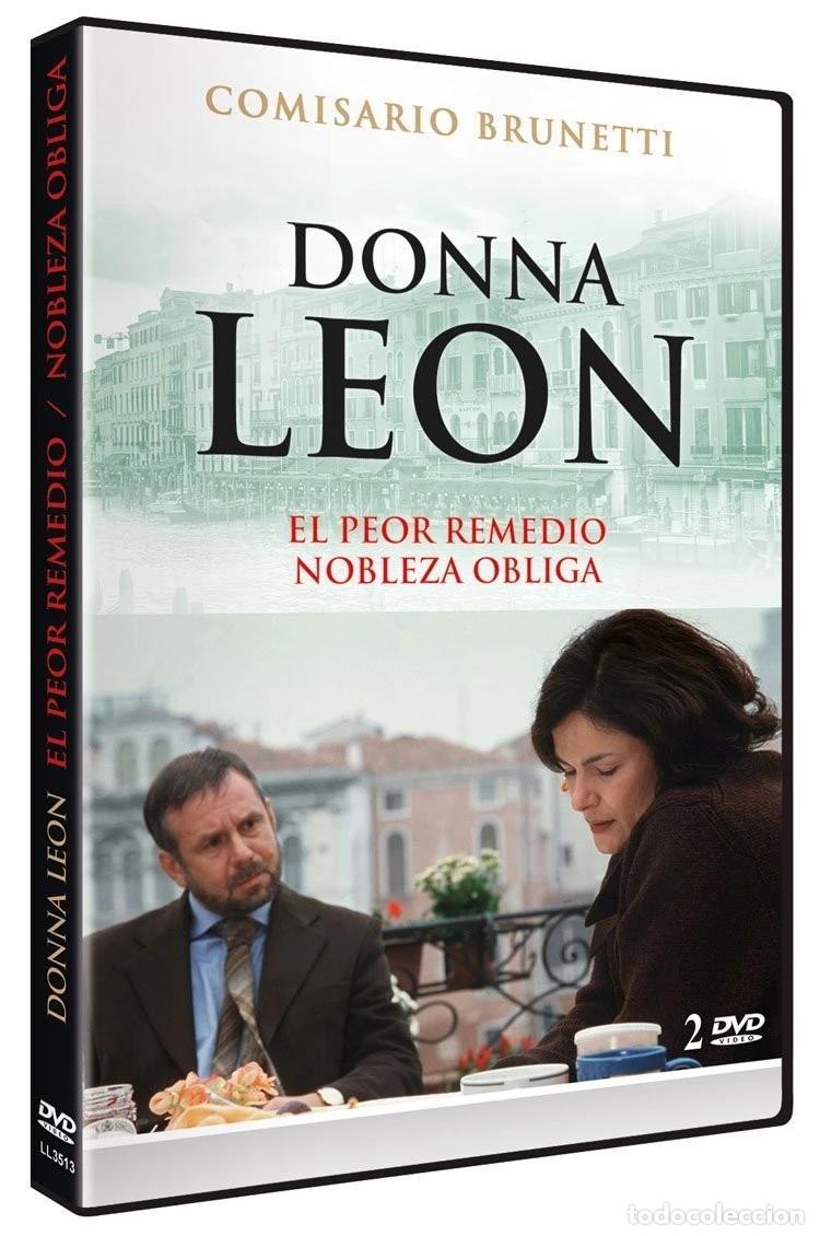 Cine: Comisario Brunetti: El Peor Remedio + Nobleza Obliga [DVD] (2000) Donna Leon - Commisario Brunetti
