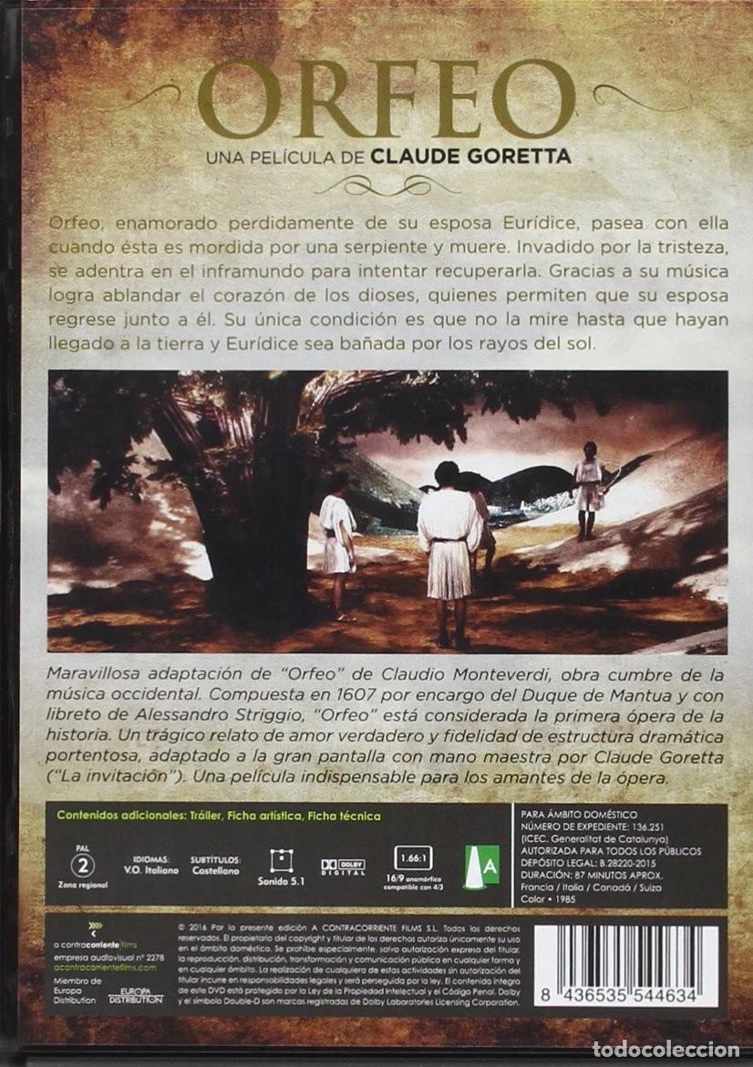 Cine: ORFEO (DVD) - Foto 2