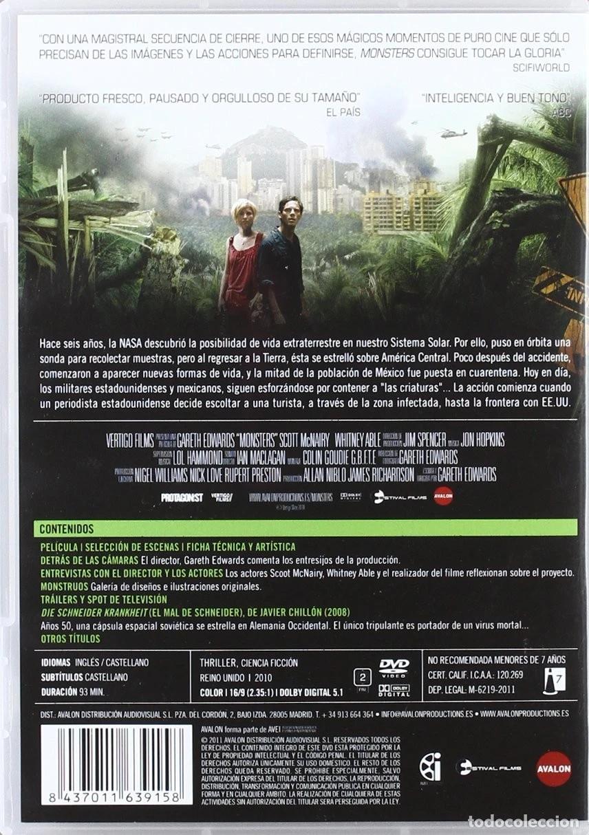 Cine: MONSTERS (DVD) - Foto 2