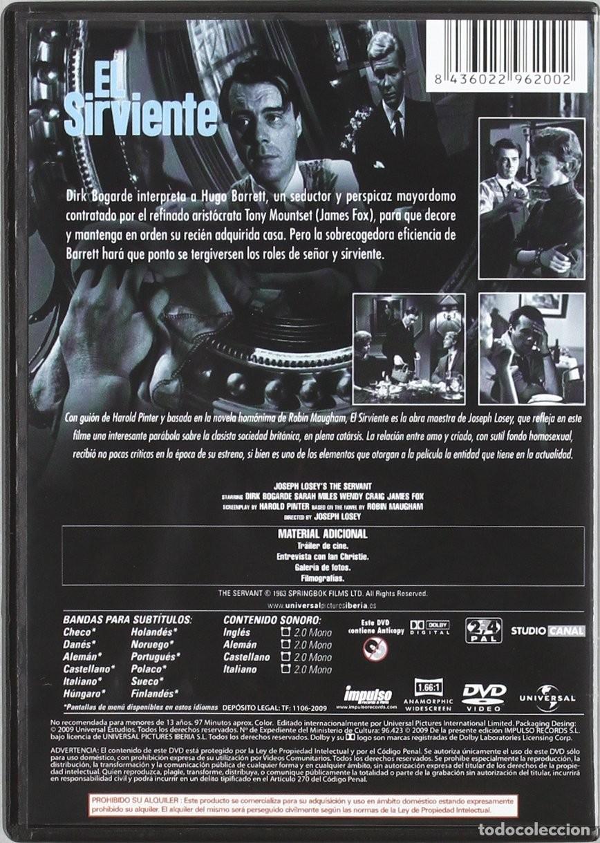 Cine: El Sirviente [DVD] - Foto 2